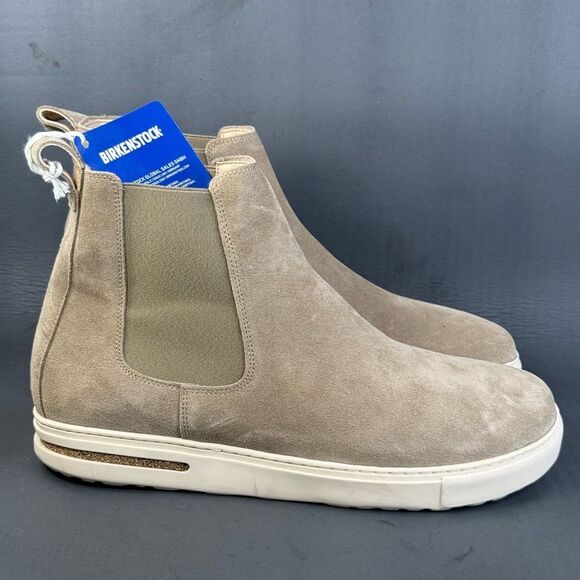 Birkenstock Men's Bend Suede Leather Chelsea Boots shoe new without box size 12 - Picture 1 of 9